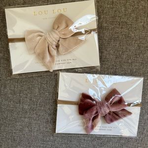 Lou Lou and Company 2 Velvet Bows
